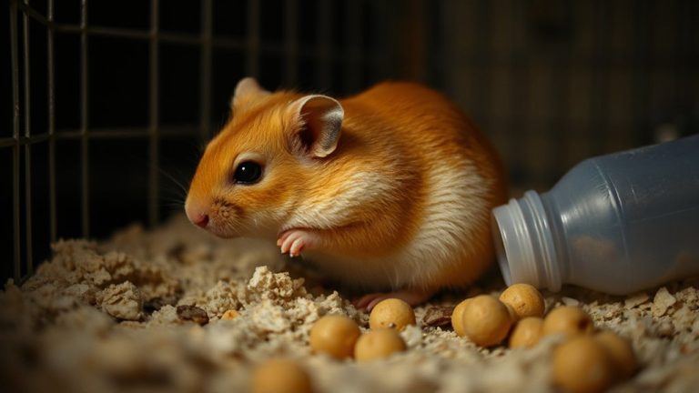 signs of severe hamster distress