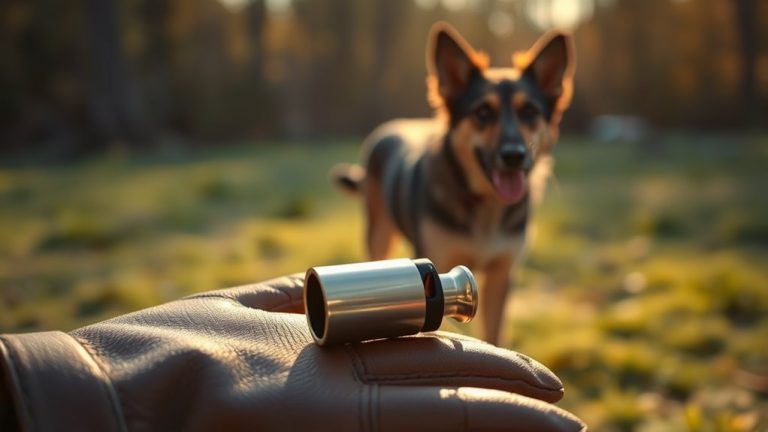 silent dog whistle training
