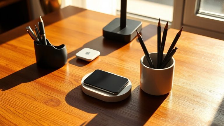 sleek organized desk accessories