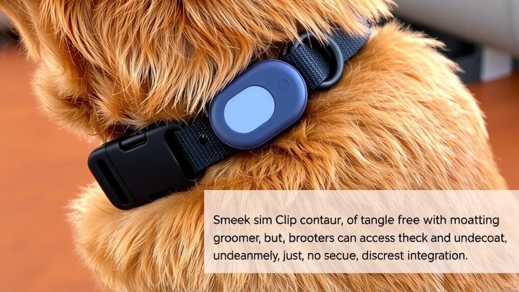 slim tangle free clip design