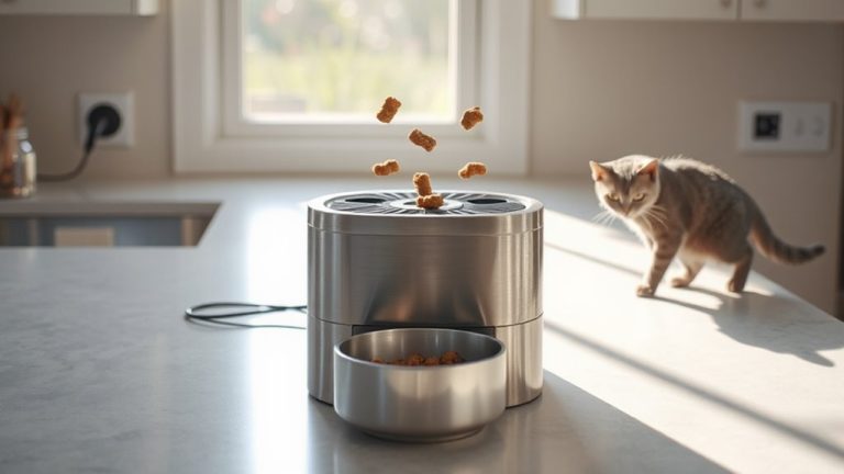 smart feeders for scheduled pet feeding