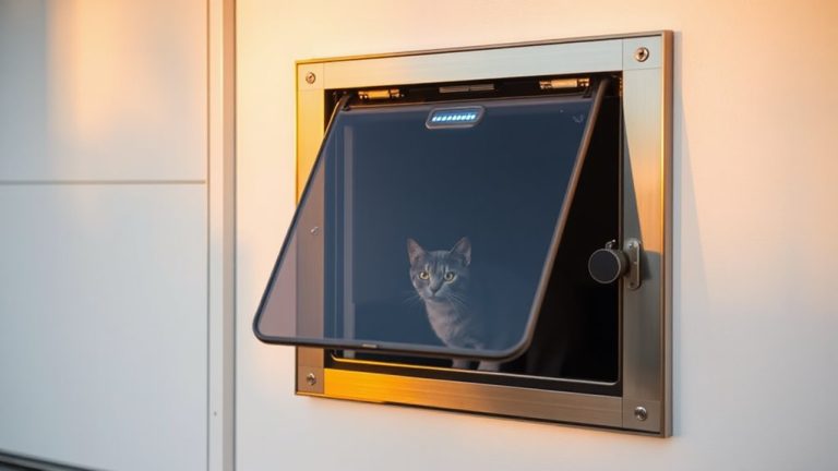 smart pet door curfew features
