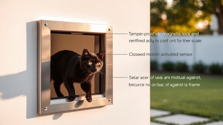 smart pet doors security