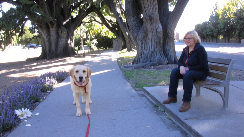 sniff friendly senior walks