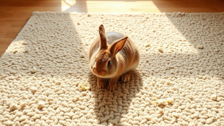 soft chew proof rabbit rugs