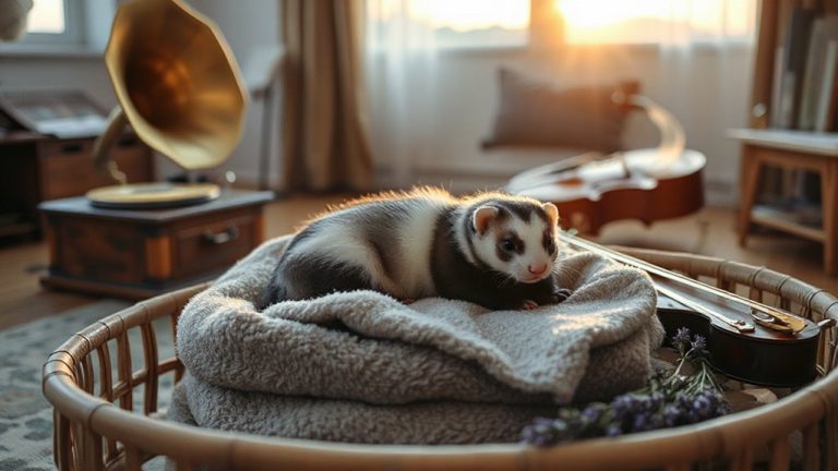soothing ferrets with classical music