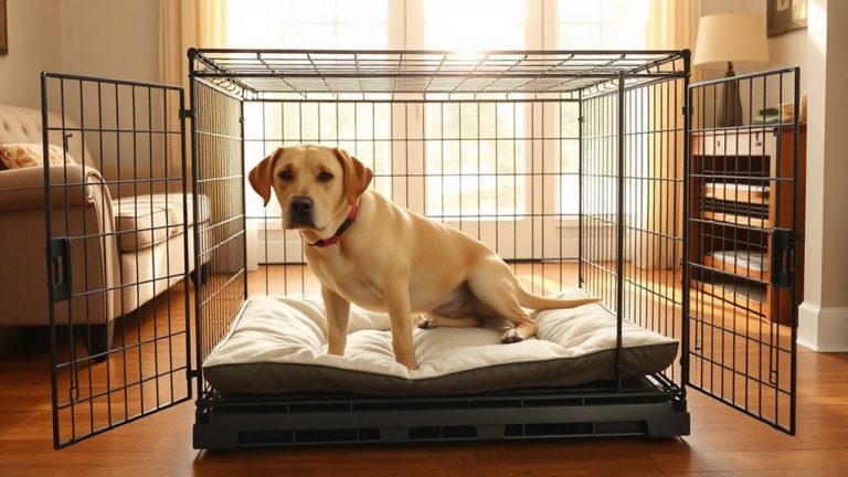 spacious comfortable crates for labs