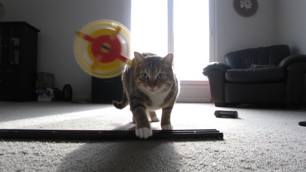 spinning toys mimic prey motion