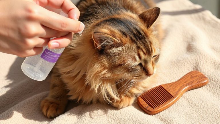 spray before brushing long hair