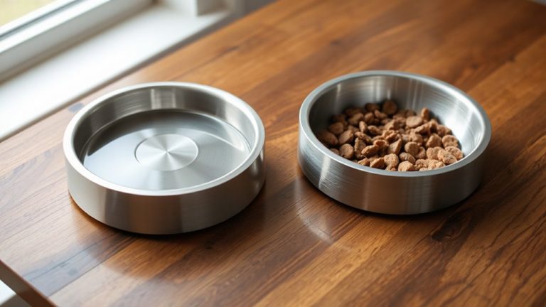 stainless steel cat bowls
