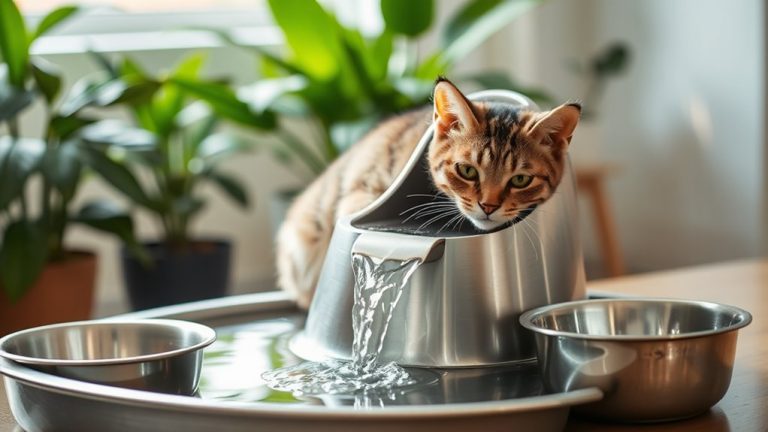 stainless steel pet fountains