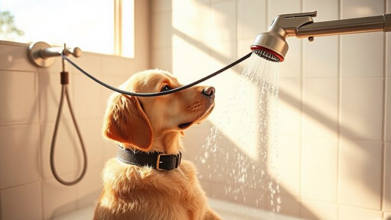 stress free dog bathing tethers