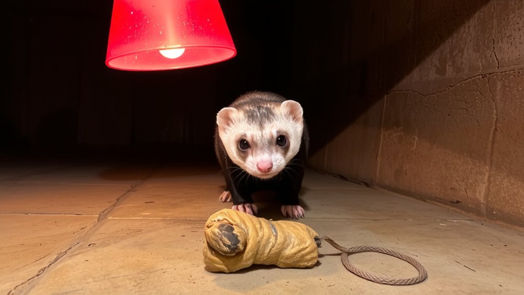 stress signs in ferrets