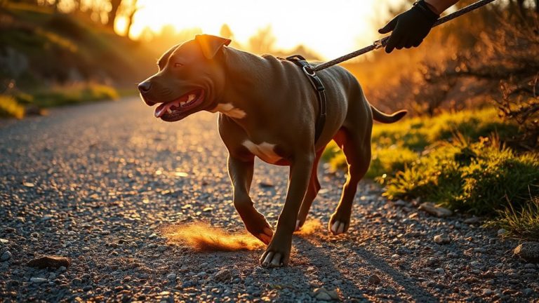 strong pull proof leashes for pitbulls
