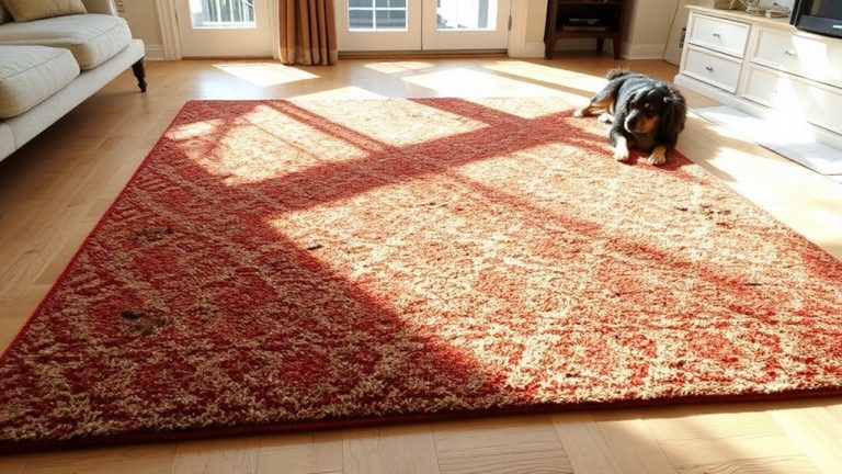 stylish durable machine washable dog rugs