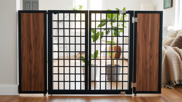 stylish safe pet gates