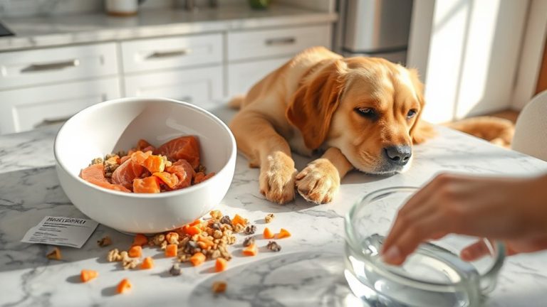 sudden diet changes in pets