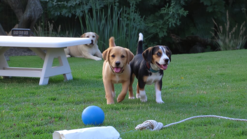 supervised short play sessions