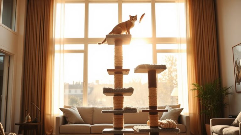 tall cat trees for climbing