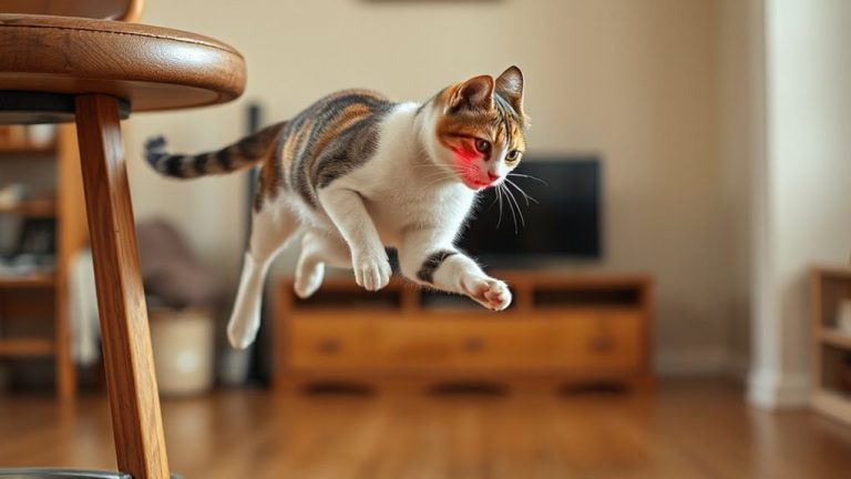 target training cats jump