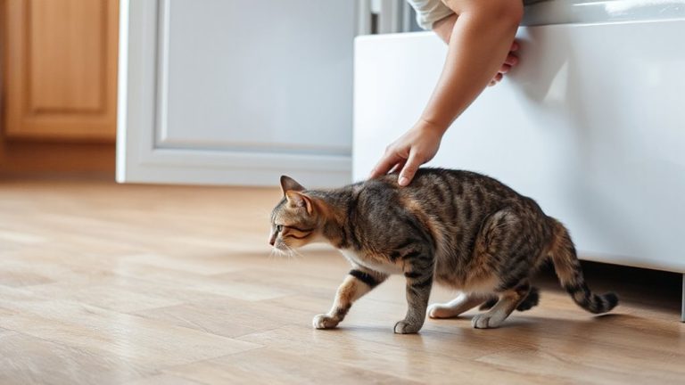 teach cat freezer safety