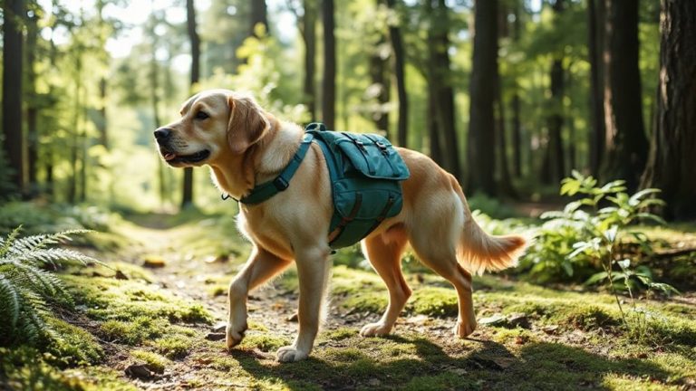 teach dogs lightweight packing