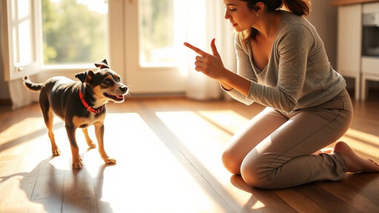 teach dogs quiet command