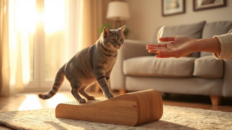 teaching cat to use wheel