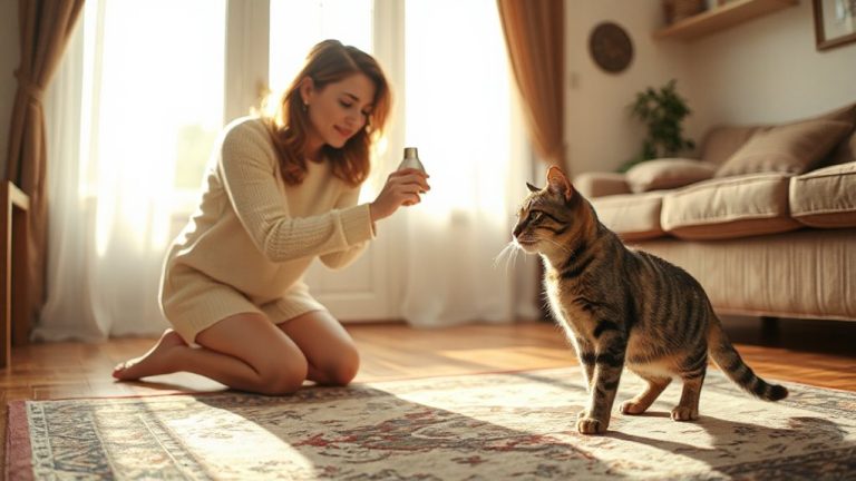 teaching cat whistle response