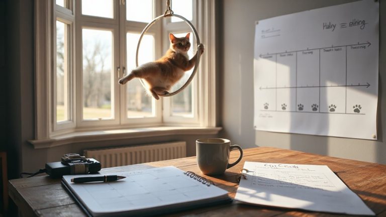 teaching cats jumping schedule