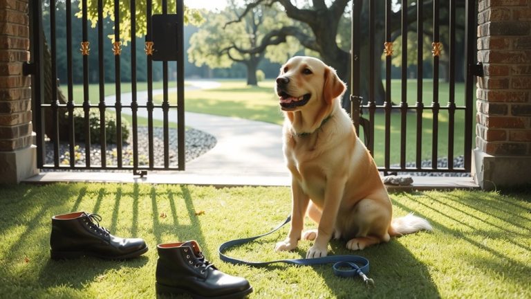 teaching dogs gate patience