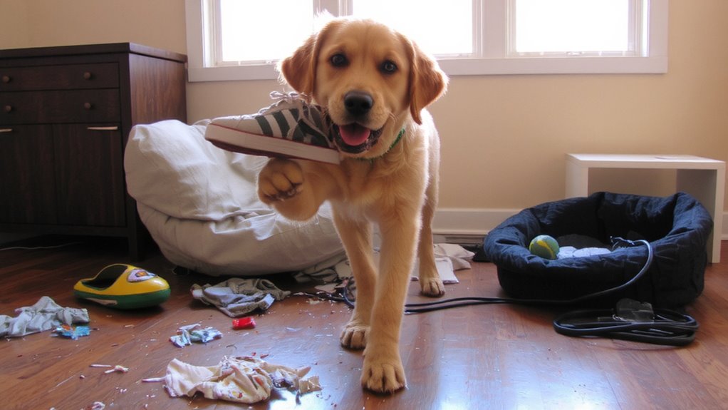 teething causes destructive chewing