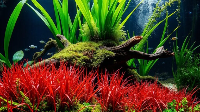 thriving freshwater aquarium plants