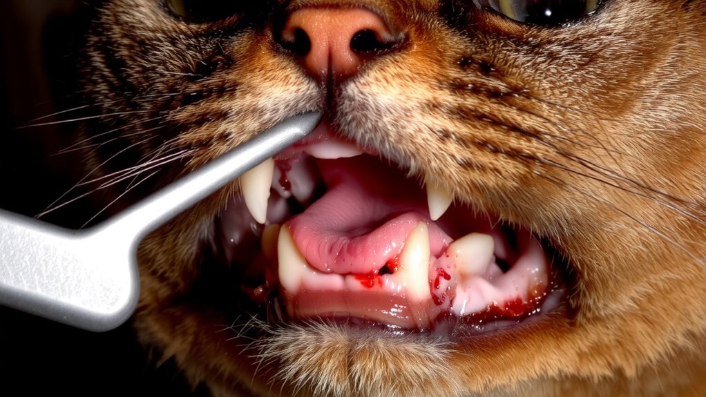tooth resorption and stomatitis