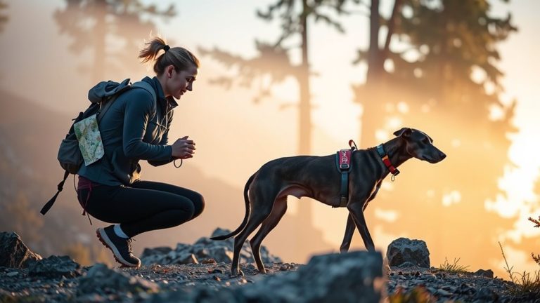 trail running with dogs