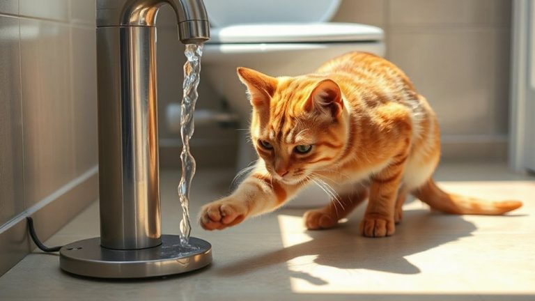 train cat water fountain