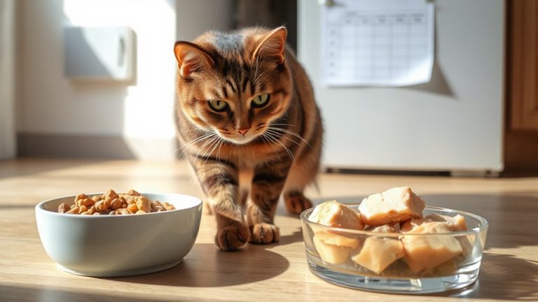 transitioning cats to wet food