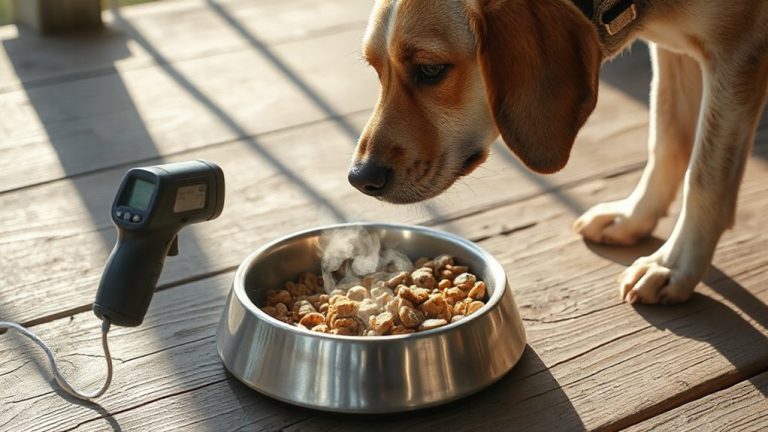 treat temperature affects dog eating