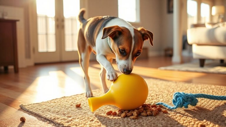 treat toys prevent destructive alone behavior