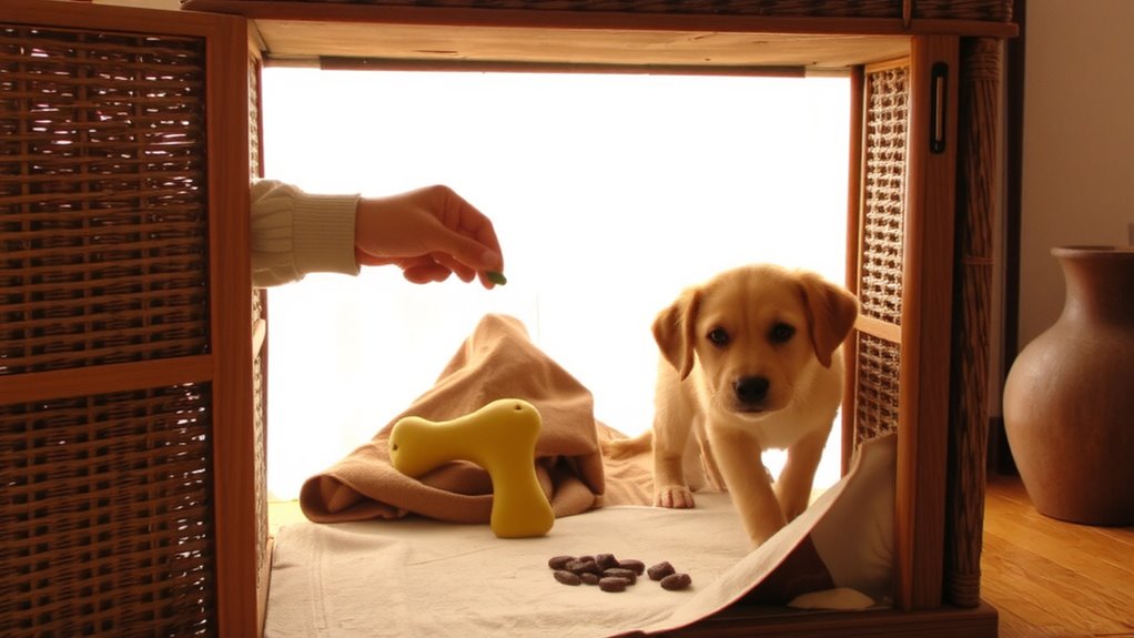 treats build positive crate associations