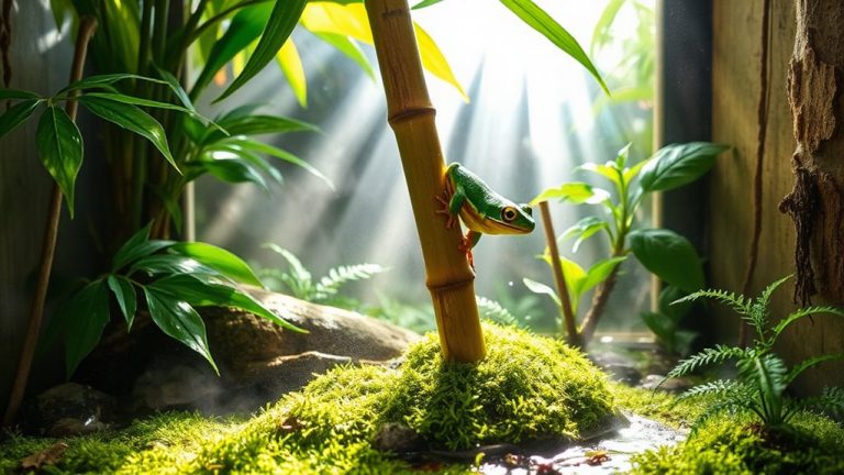 tree frogs thriving indoors