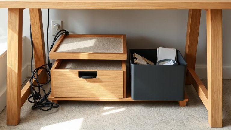 under desk storage solutions