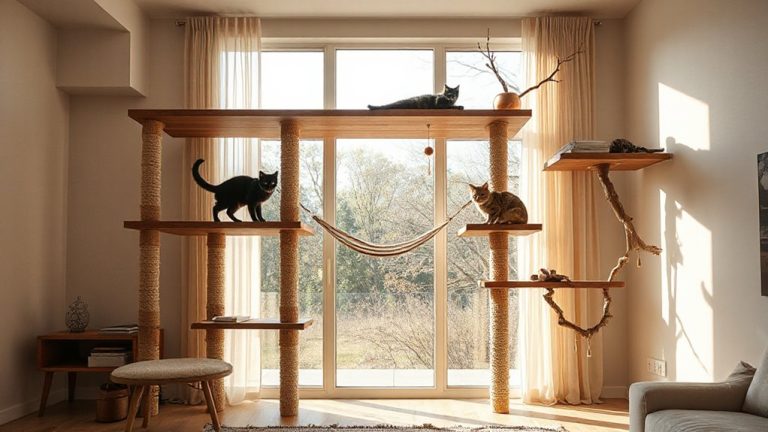 vertical space for climbing cats