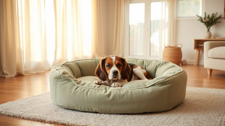 vet approved calming dog beds