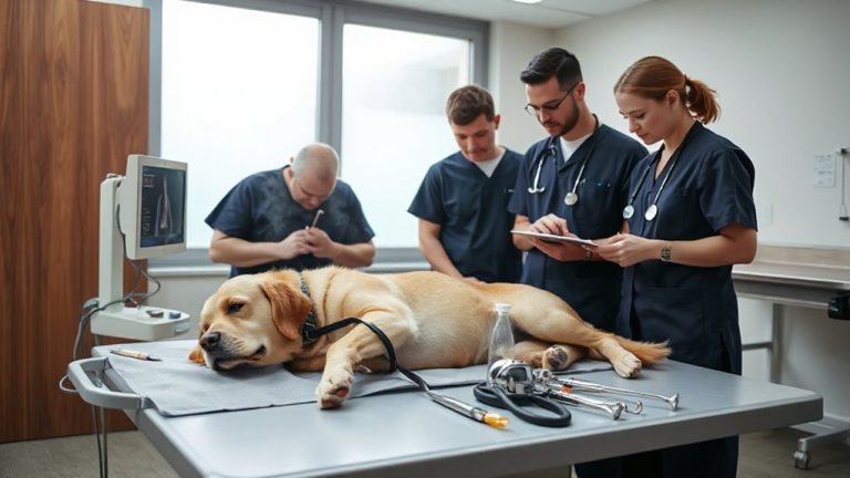 veterinarian coordination before geriatric sedation