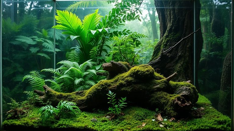 vibrant terrarium backdrop ideas