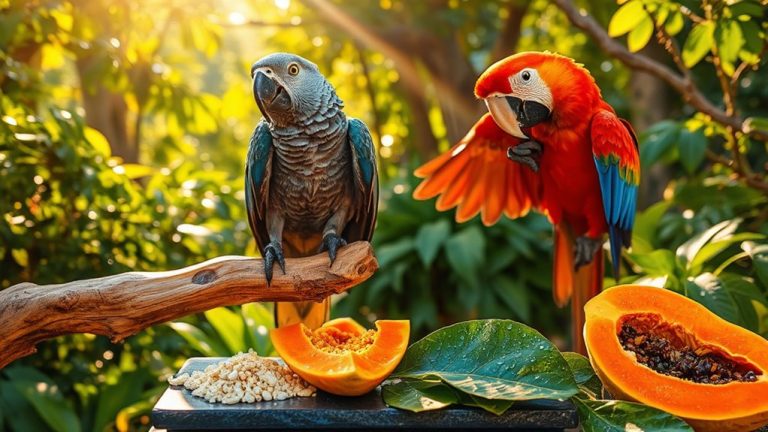 vitamins for shiny feathers