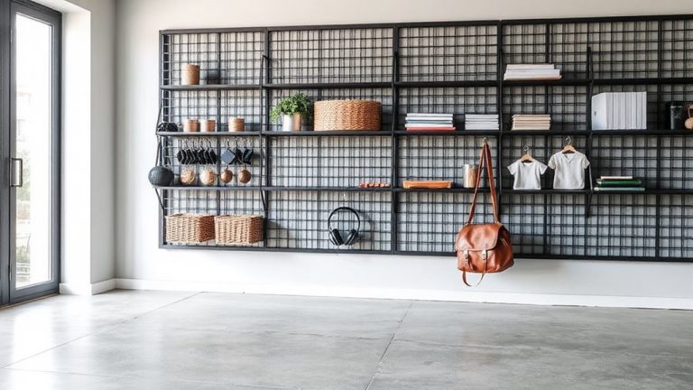 wall organizers for space efficiency