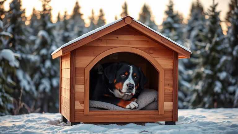 warm cozy insulated dog shelters