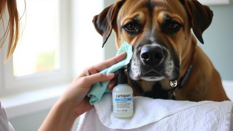 wash face immediately